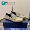 Giày nam DIOR màu be da bò nguyên bản cao cấp đế cao su chống trượt vượt trội