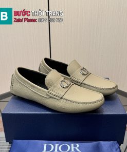 Giày nam DIOR màu be da bò nguyên bản cao cấp đế cao su chống trượt vượt trội