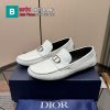Giày nam DIOR màu trắng da bò nguyên bản cao cấp đế cao su chống trượt vượt trội