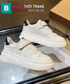 Giày thể thao ASH màu trắng gót đen cao cấp phong cách năng động