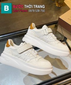 Giày thể thao ASH màu trắng gót nâu cao cấp phong cách năng động