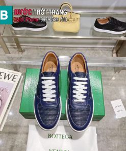 Giày nam buộc dây BOTTEGA màu xanh lam cao cấp phong cách sang trọng và tinh tế bậc nhất.