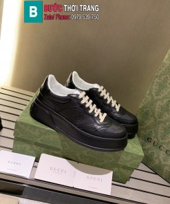 Giày thể thao GUCCI màu đen cao cấp logo nổi bật đế giày IP siêu nhẹ kiểu dáng tinh tế, dễ phối đồ