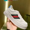 Giày thể thao GUCCI màu trắng gót xanh cao cấp logo nổi bật đế giày IP siêu nhẹ kiểu dáng tinh tế, dễ phối đồ