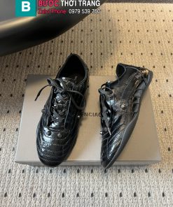 Giày thể thao nữ BALENCIAGA màu đen phong cách retro cá tính