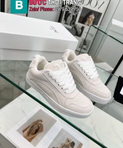 Giày thể thao CELINE đế xuồng màu trắng ngà cao cấp phom tròn đầy độc đáo