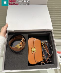 Set túi xách CELINE cao cấp và dây lưng size 22x12 cm da bò mềm mịn sang trọng