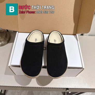 Sục nỉ ALO màu đen ấm ấp mềm mịn