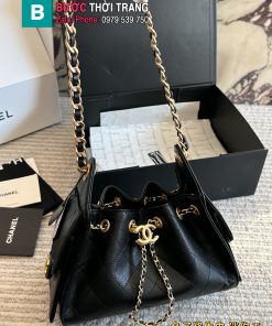  Túi xách CN 25s hobo màu đen size 22x15 cm