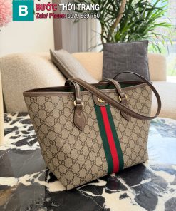 Túi xách GUCCI Ophidia màu nâu size 28 cm kiểu dáng basic