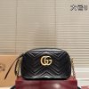 Túi xách Gucci marmont dáng ngang 1 ngăn màu đen size 24 cm