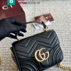 Túi xách Gucci marmont màu đen size mini 17x14cm