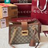 Túi xách Gucci padlock màu nâu size 25x18 cm
