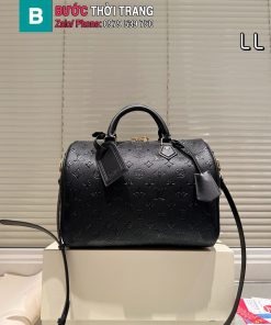 Túi xách LV speedy màu đen da mềm form túi phồng size 30 cm cực đẹp