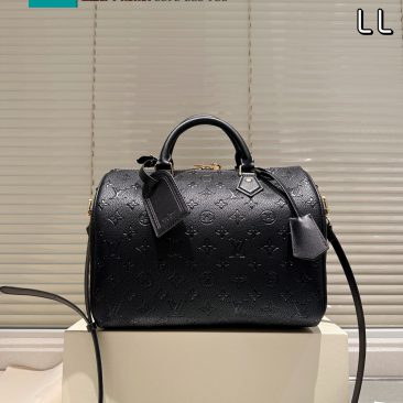 Túi xách LV speedy màu đen da mềm form túi phồng size 30 cm cực đẹp