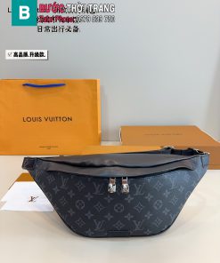 Túi xách LV bao tử màu ghi đen size 28x17 cm