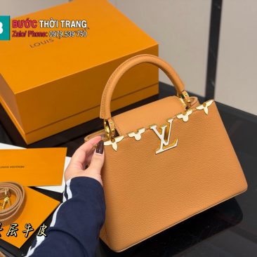 Túi xách nữ Lv capucines nhiều màu size 27x18 cm phong cách thanh lịch chất da bò cao cấp
