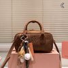 Túi xách MIU MIU màu nâu socola da lộn cực đẹp size 22x11 cm