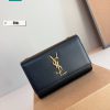 Túi xách YSL Kate màu đen tag vàng size 20 cm da trơn mịn