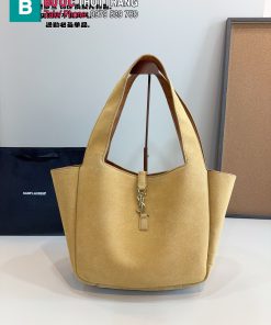 Túi xách nữ YSL tote màu vàng da mịn size 30 cm có ngăn rộng đựng được nhiều đồ