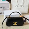Túi xách Celine Lola màu đen da trơn mịn size 22x13 cm tag vàng bắt mắt