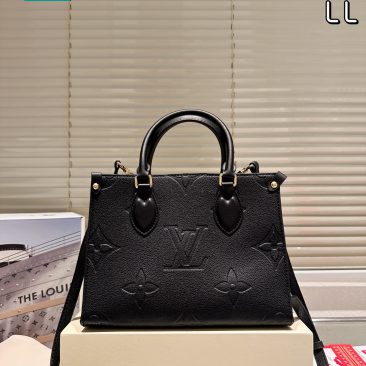 Túi xách đeo chéo Lv Onthego màu đen size 25 cm thiết kế sang trọng quý phái