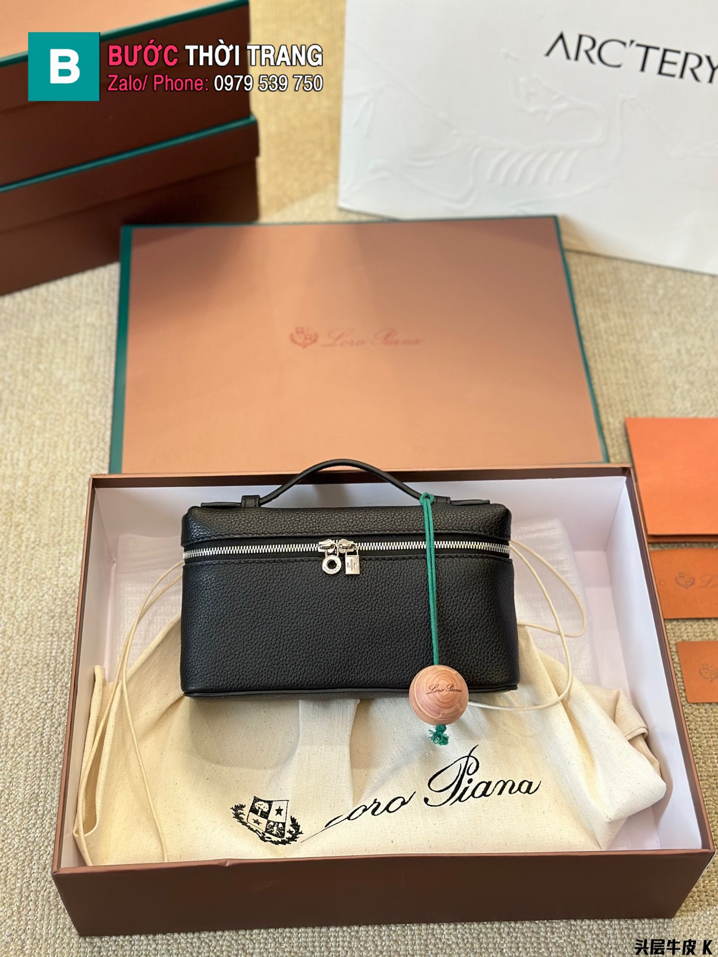 Túi xách nữ Loro Piana đeo chéo size 20cm có nhiều màu sắc