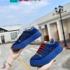 Giày Gucci GG Canvas Purple đế cao 6cm tôn dáng màu xanh navy đậm cá tính form bánh mì