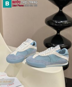 Giày thể thao nữ CHLOE màu xanh thân trắng đế TPU đàn hồi vượt trội