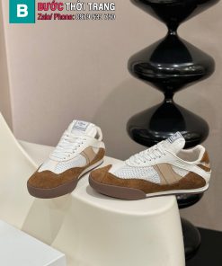 Giày thể thao nữ CHLOE màu nâu thân trắng đế TPU đàn hồi vượt trội