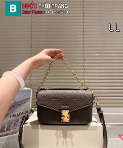 Túi xách LV Métis màu nâu đen size 20 cm da bò cao cấp