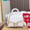 Túi đeo chéo nữ coach tabby màu trắng size 19cm nhỏ gọn