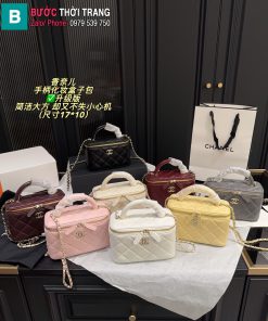 Túi xách đeo chéo CN mini nhiều màu trắng ngà size 17x10 cm