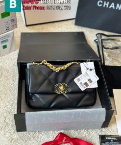  Túi xách CN19 màu đen da mềm size 26cm phong cách sang trọng