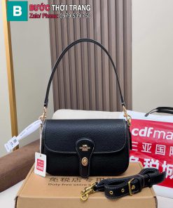 Túi xách kẹp nách COACH Hadley màu đen 2 dây đeo