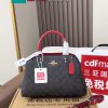 Túi xách COACH cầm tay size 23x17x10 cm màu nâu đỏ phong cách sang trọng