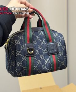 Túi cầm tay GG Ophidia màu nâu size 27x16 cm cao cấp