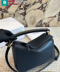 Túi xách LOEWE Puzzle màu đen da bò cao cấp size 24x15 cm