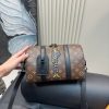  Túi xách đeo chéo LV keepall màu nâu monogram size 27x17 cm