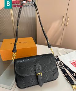  Túi xách đeo chéo LV màu đen monogram size 26 cm
