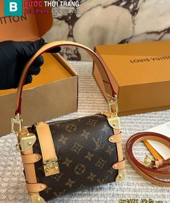 Túi xách đeo chéo LV Trunk mini size 18×12.5 cm màu nâu monogram
