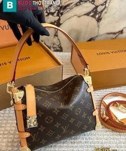 Túi xách đeo chéo LV Trunk size 23x16 cm màu nâu monogram