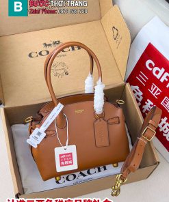 Túi đeo chéo COACH Empire Carryall màu nâu da bò size 22x11.5x6 cm