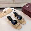 Dép cao gót GUCCI màu nude da bò xịn mịn thiết kế sang trọng quý phái