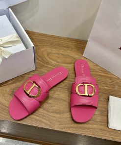 Dép bệt nữ Dior màu hồng cao cấp