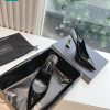 Giày cao gót YSL màu đen da bóng phong cách thời thượng sang trọng đế 11cm