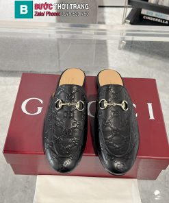 Giày lười GUCCI cao cấp da bò mềm mịn logo nổi bật