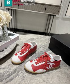 Giày thể thao CN màu đỏ đế cao su đàn hồi vượt trội
