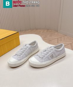 Giày thể thao sneaker FENDI màu ghi nhạt cao cấp form nhẹ dễ dàng di chuyển