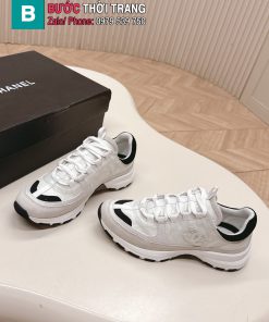 Giày thể thao sneaker CN màu trắng cao cấp đế dày êm chân